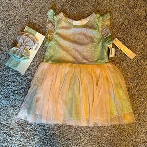 NWT Isobella & Chloe Dress/Headband